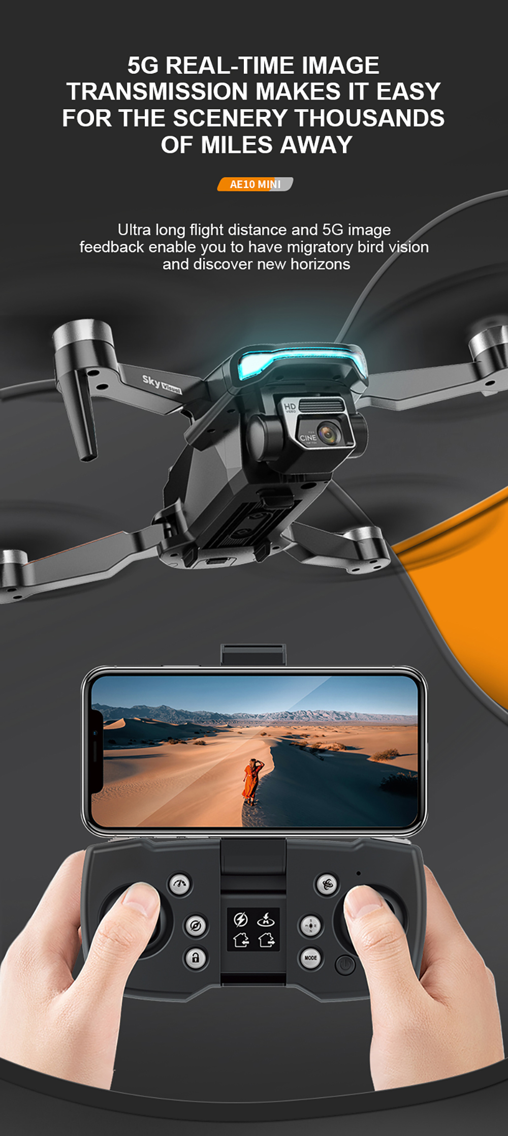 AE10-MINI-GPS-5G-WiFi-FPV-mit-4K-HD-Dual-Kamera-Servo-Gimbal-optischer-Flusspositionierung-faltbarem-2018227-15